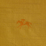 Doupion de soie cheval ocre