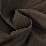 Velours de coton ras marron