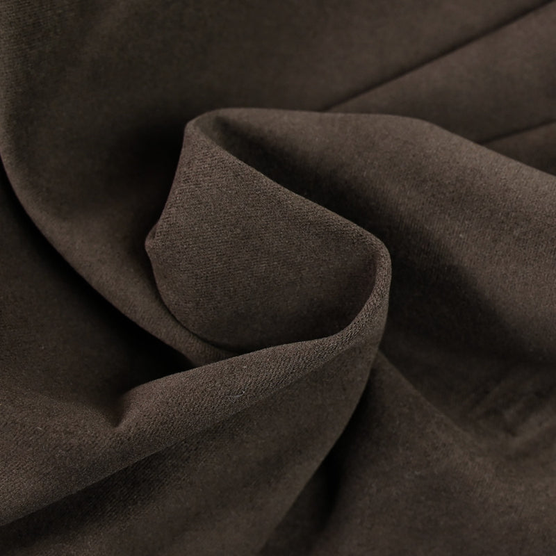 Velours de coton ras marron