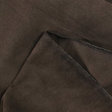 Velours de coton ras marron