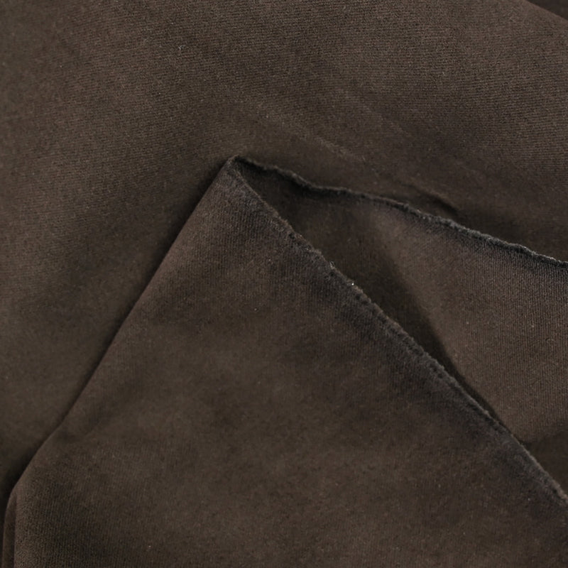 Velours de coton ras marron