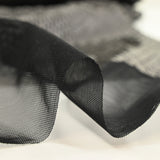 Black sequin tulle