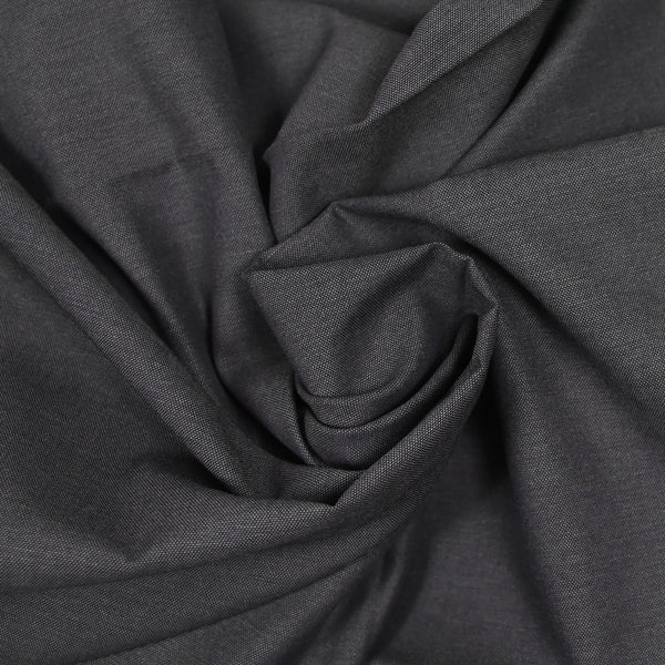 Coton oxford gris anthracite