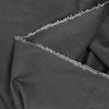 Coton oxford gris anthracite