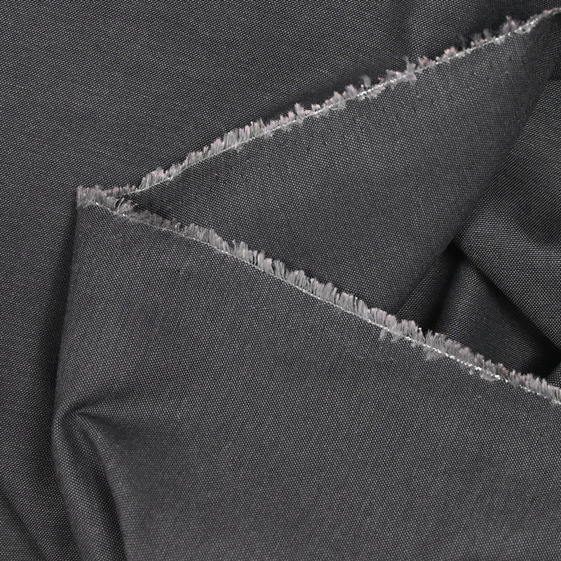 Coton oxford gris anthracite