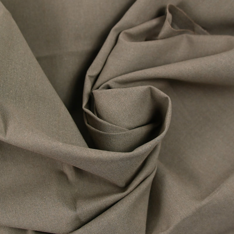 Coton taupe foncé