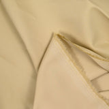Satin de coton lourd élasthanne beige