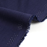 Navy viscose twill