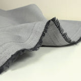 Chambray de coton argent
