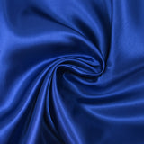 Doublure satin polyester bleu électrique