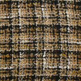 Tweed polyester lurex beige et noir