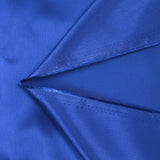 Doublure satin polyester bleu électrique