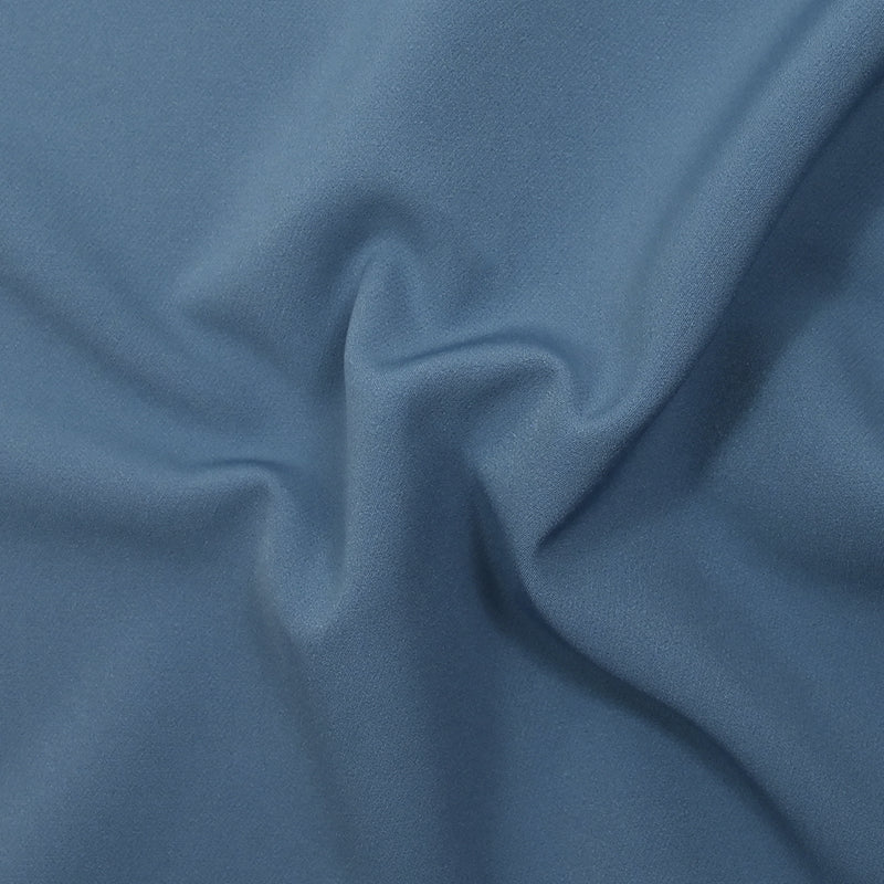 Crêpe de polyester lourd Louna bleu ciel