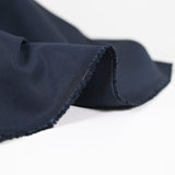 Twill de coton bleu nuit