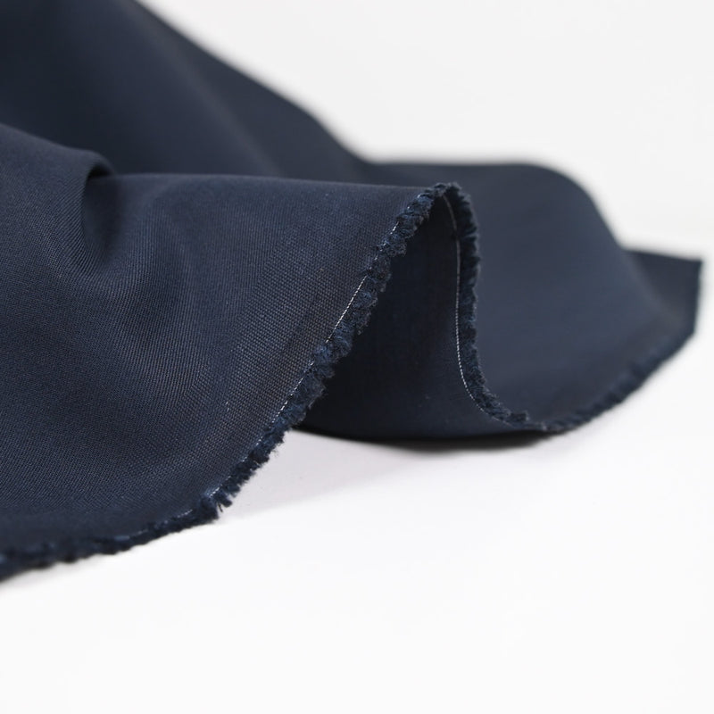 Twill de coton bleu nuit