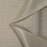 Doublure polyester triple rayure marron fond beige