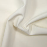 Crêpe de polyester lourd Louna blanc cassé