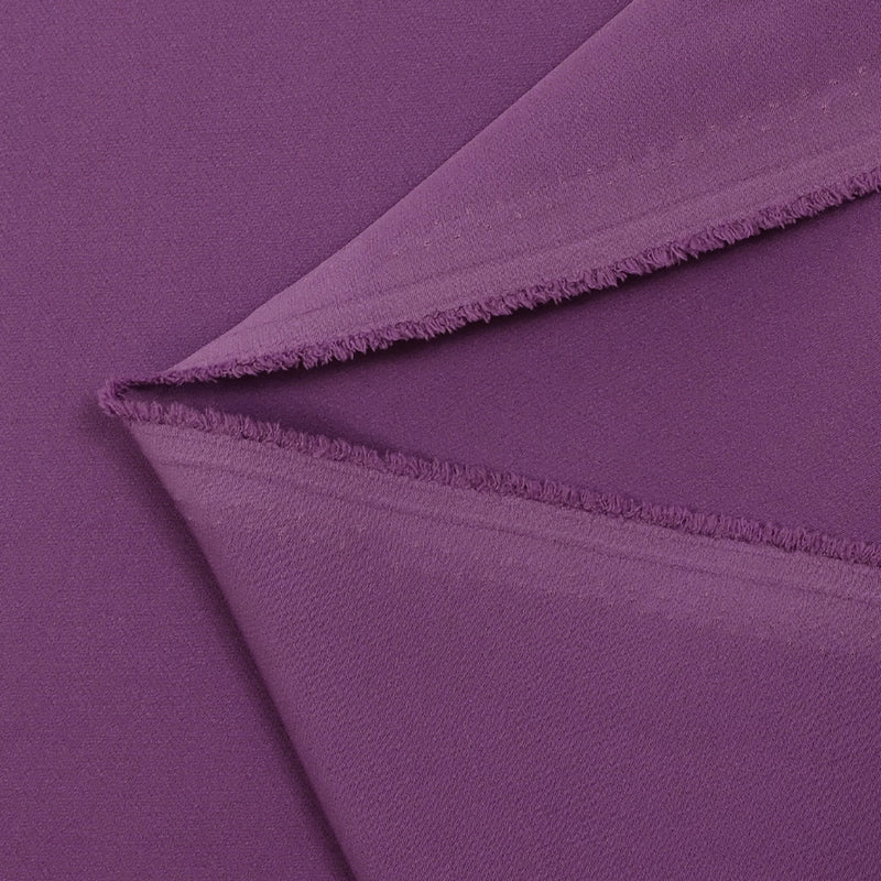 Crêpe de polyester lourd Louna violet