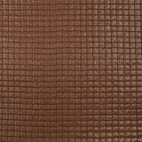 Matelassé à carreaux marron