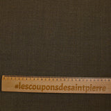 100% laine pied-de-puce marron
