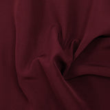 Crêpe de polyester lourd Louna lie de vin