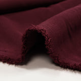 Crêpe de polyester lourd Louna lie de vin