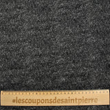 Matelassé étoiles chiné gris anthracite