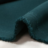 Crêpe de polyester lourd Louna bleu pétrole