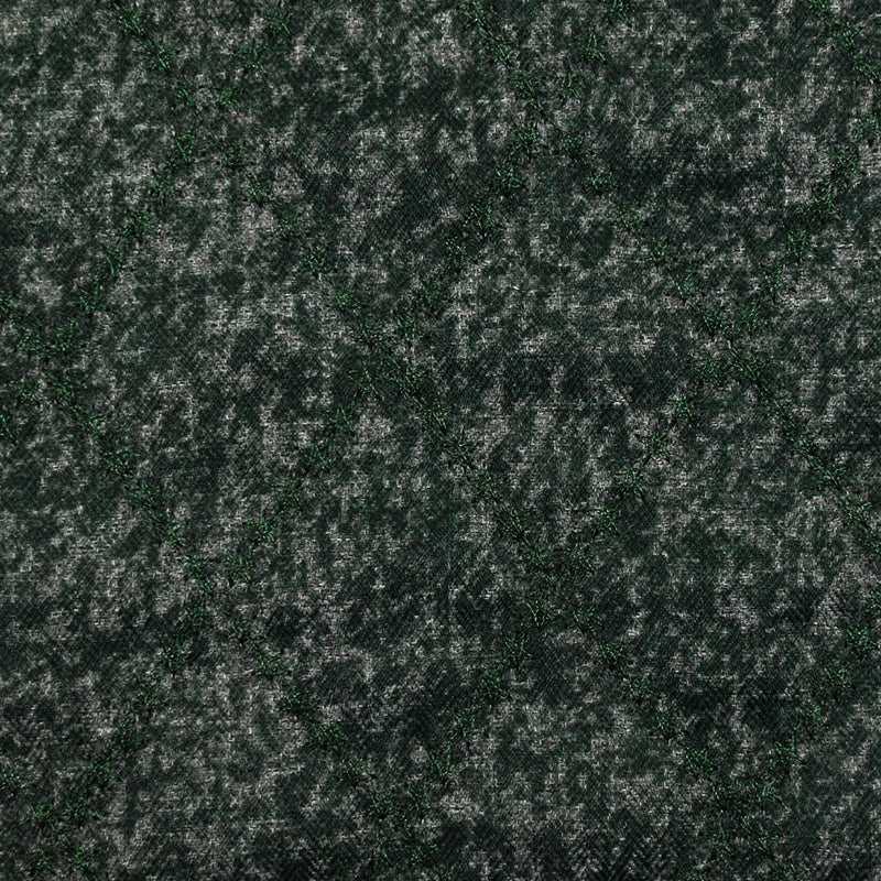 Matelassé étoiles chiné vert forêt