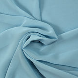 Mousseline de polyester bleu clair