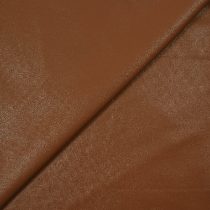 Simili cuir envers velours camel