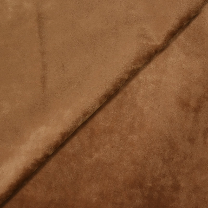 Simili cuir envers velours camel