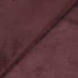 Simili cuir envers velours lie de vin
