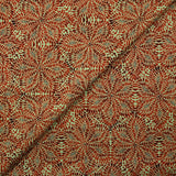 Heavy Crêpe Print Rosette Fall Pastel Green Fond