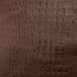 Simili cuir reptile marron