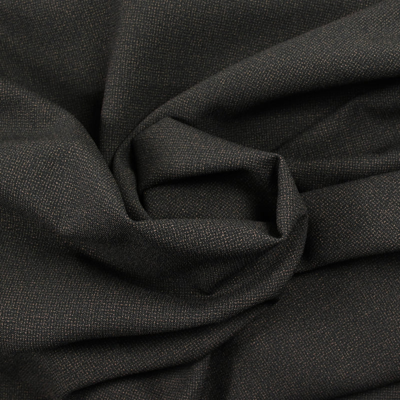Polyester croisement noir et cuivre