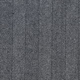100% Laine souple à chevrons noir et blanc
