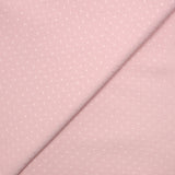 Popeline fine viscose plumetis rose