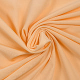 Jersey de viscose côtelé Livia pêche blanche