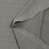Jersey de viscose côtelé gris argent chiné