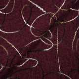 Lainage bouclette fantaisie Sophia lie de vin