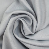 Polyester piqué fantaisie Charly gris clair