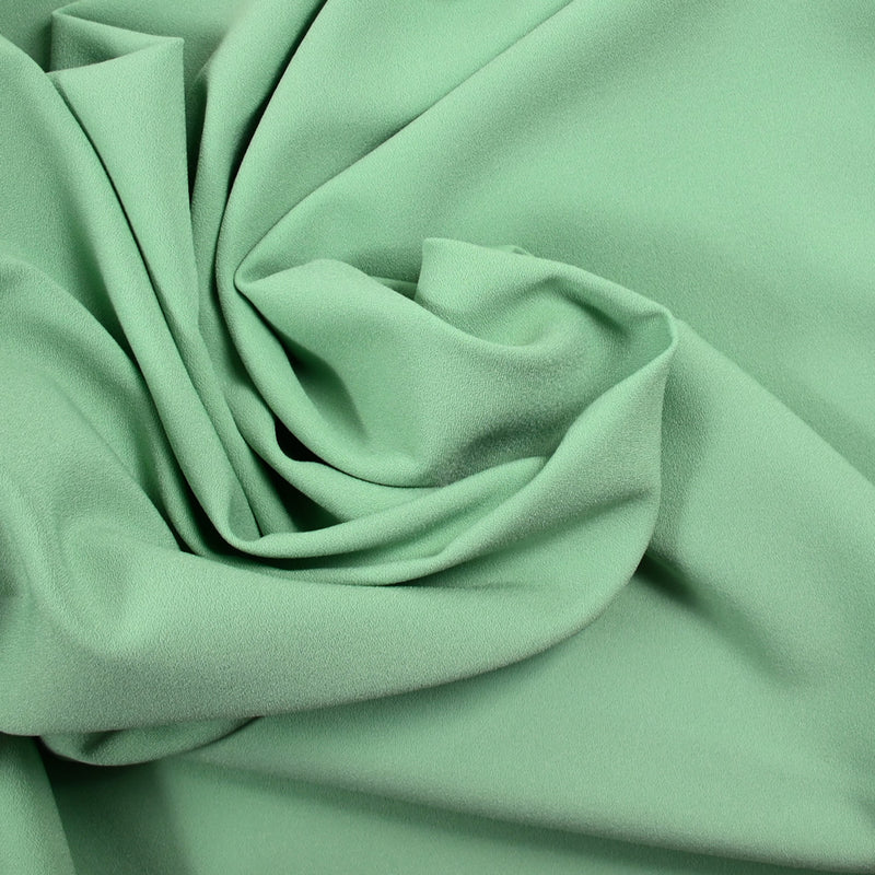 Celadon polyviscose crepe