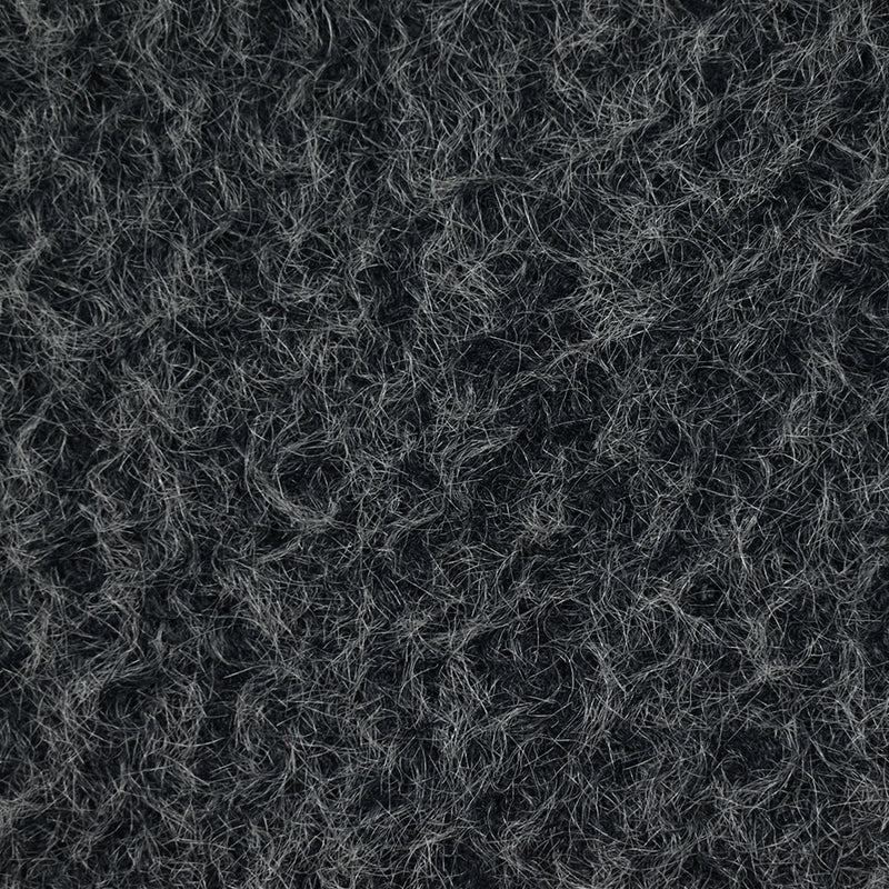 Lainage bouclette à poil long anthracite