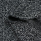 Lainage bouclette à poil long anthracite