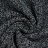 Lainage bouclette à poil long anthracite