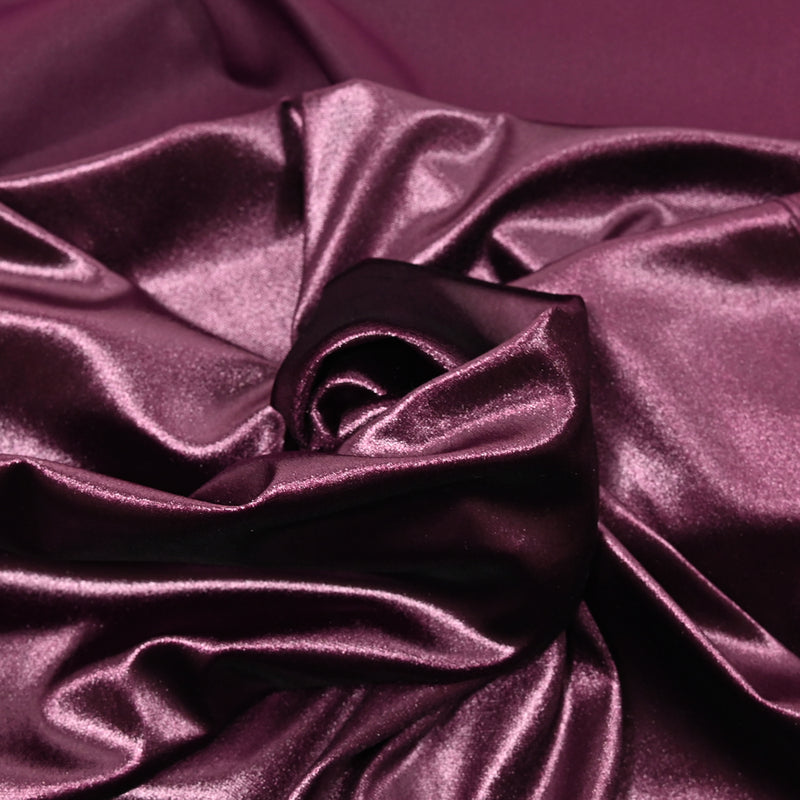Jersey velours polyester violet