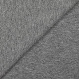Jersey de coton gris chiné