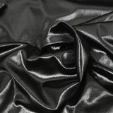 Jersey velours polyester noir