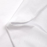 Jersey de coton blanc optique
